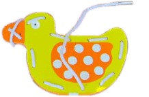 CROSS STICH  (DUCK) WITH THREAD