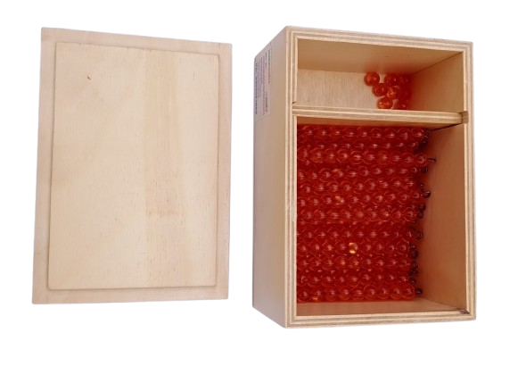 Bead Material for SEGUIN BOARD B (BOX OF 45 BARS OF 10 AND A BOX WITH 9 UNIT BEADS)