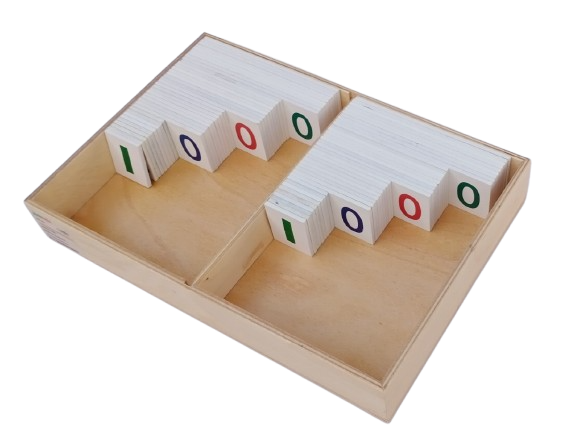 SMALL NUMBER CARDS SET OF 1 TO 9000 (A BOX WITH TWO SETS OF SMALL NUMBER CARDS 1 TO 9000)