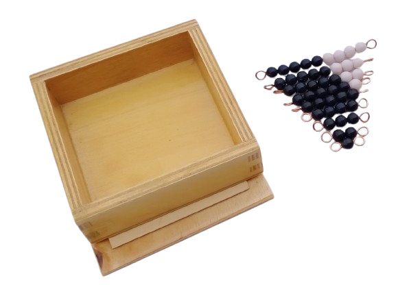 Black and white  short beed stairs